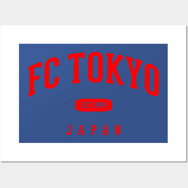 FC Tokyo Wall Art by CulturedVisuals